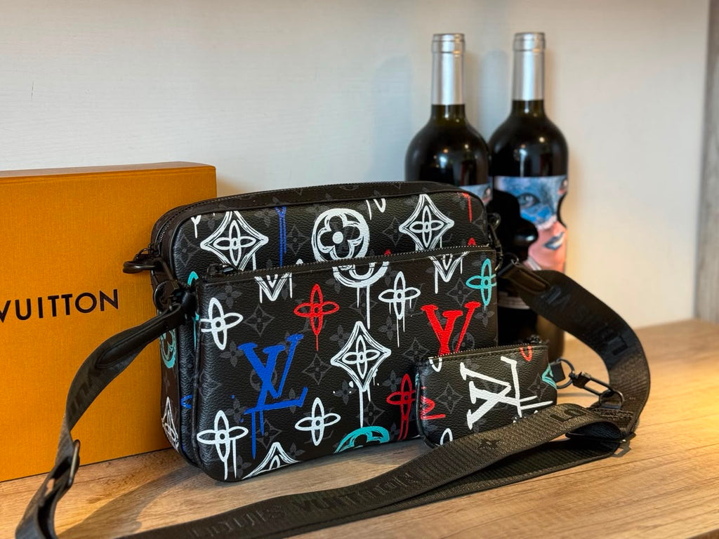 mens trio messenger bag